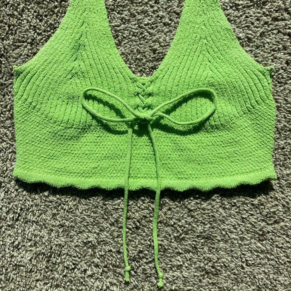 Zara Women's Green Vest - Picture 2 of 7